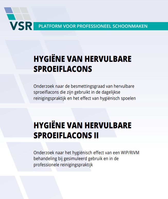 Hygiëne van hervulbare sproeiflacons I en II